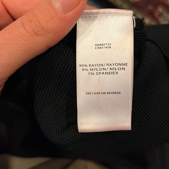 BCBG MAXAZRIA BLACK SPANDEX DRESS SIZE SMALL - Picture 4 of 5